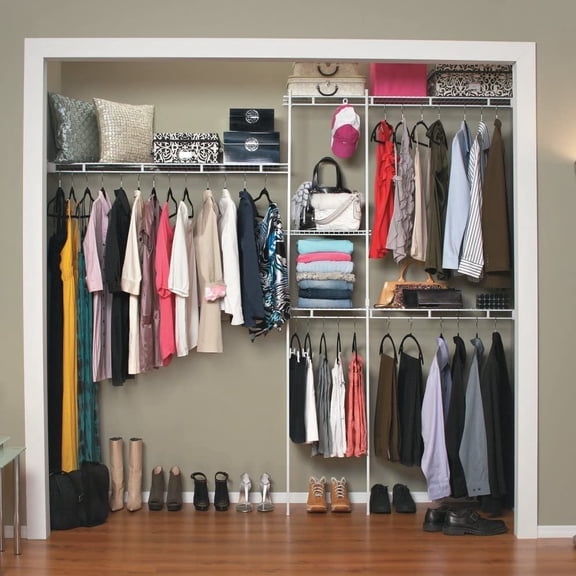 ClosetMaid Hanging Closet Shelf Organizer, White