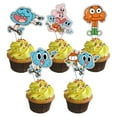 thumbnail image 5 of 32 Pcs For The Amazing World of Gumball Theme Birthday Party Decoration Set - Includes Happy Birthday Backdrop Decorations, Cupcake Toppers, and Balloons for Celebrations, 5 of 5