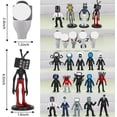thumbnail image 3 of 24Pcs Skibidi -ToiletAction Figures Set, Cameraman Speakerman Action Figrue, Horror Cartoon Movies Character Figure for Birthday Party Cake Topper and Parties Decorations, 3 of 3