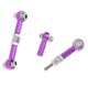 thumbnail image 4 of 22017 Pieza de Actualización Hecho de Aluminio Servo Vinculación para 1:10 HSP RC Coche Azul / Púrpura yotijar RC Car Linkage, 4 of 7