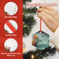 thumbnail image 4 of Rocae Paper Fox Crow Fantasy for Acrylic Christmas Pendant Ornament for Festive Decor Hanging Pendant,Perfect for Home and Office-Hexagon, 4 of 7
