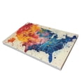 thumbnail image 2 of 12x18 inch Canvas Frameless Picture Colorful Map Of America,Indoor Bedroom,Club,Lounge Painting Wall Decoration,Enchanting Colorful Map Of America Modern Art Posters & Prints,For Patriot Gift, 2 of 6