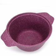 KUKMARA Aluminum Wok Cooking Pot Mystery Nonstick Pot with Lid 1. Qt (1 L) Camping Cookware Dutch Oven Kitchen Pot