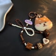 thumbnail image 3 of Compact PVC Keychain Adorable Shiba Inu Design Decorative Keychain Accessory, 3 of 10