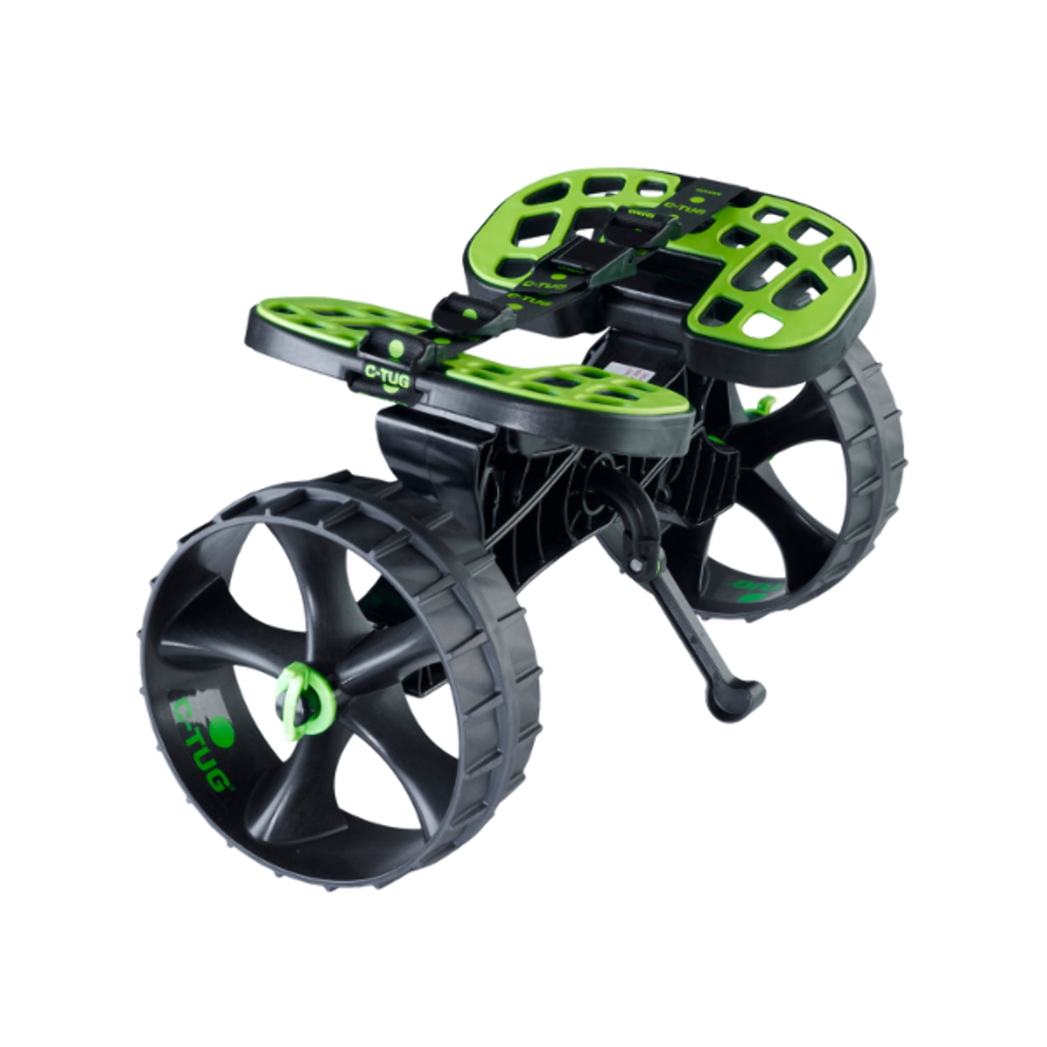 C-TUG 8796773 Nylon Kayak and Canoe Cart, Lime & Black
