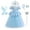 Dress with Accessories, variant on KAWELL Princess Blue Costume Girls Halloween Cosplay Dress up Toddler Puffy Sleeve Blue Fancy Outfit