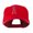 Red, variant on Male Golfer Outline Embroidered Cap - White OSFM