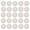 White, variant on NICERIO 50Pcs DIY Headband Buttons White Rhinestone No Hole Buttons for Clothing Accessories