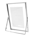 thumbnail image 4 of Floating Picture Frame Metal Photo Frame Geometric Picture Frame Desk Vertical Frame for Pictures Photos Desk Tabletop Display Decor, 4 of 4