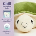 thumbnail image 6 of warmies Junior 9” Turtle Stuffed Animal, Microwavable Heated Plushies and Weighted Soft Plush Toys, 6 of 7