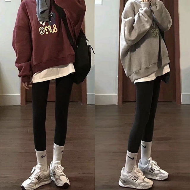 Pantalones de tiburón de otoño e invierno, forro polar, ropa exterior gruesa, pantalones Barbie ajustados y cálidos, bolsillo, cintura alta, leggings de mujer que contraen el vientre