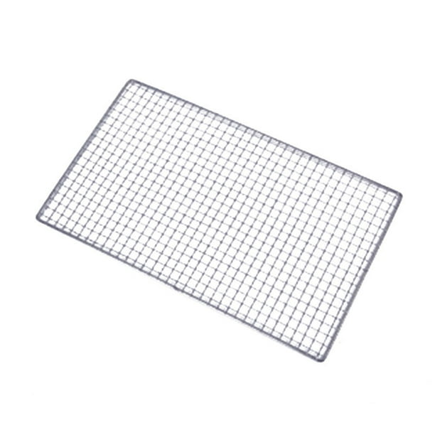 Finelook Stainless Steel Baking Rack Cross Wire Steaming Cooling Mesh Wire Net White 50*35 Cm