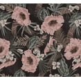 thumbnail image 2 of (3 pack) Abyssaly 17.5 in x118 in Peel and Stick Wallpaper Black Self-Adhesive Floral Wallpaper Removable Wallpaper for BedroomWalls Cabinets Shelves Drawer Vintage Floral Wallpaper, 2 of 10