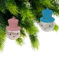 thumbnail image 2 of Glass Snowman With Top Hat Ornament (Asstd) - Set of 12, 2 of 4