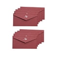thumbnail image 1 of CIMAXIC Wedding 10Pcs Retro Gilding Envelope Classical Wedding Invitation Blank Envelope Party Paper Envelopes (Claret, Rose),8.66"X4.33"X0.04", 1 of 4