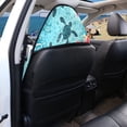 thumbnail image 5 of Binienty Tropical Hibiscus Floral Sea Turtle Car Sweat Towel Seat Cover After Surfing Swimming Camping Waterproof Machine Washable Car Seat Sweat Protector Towel for Van Sedan SUV, 5 of 8