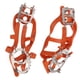 thumbnail image 3 of Empuñaduras para zapatos de escalada en hielo de 18 dientes con bolsa impermeable, color naranja, talla L (41-46), 3 of 8