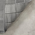 thumbnail image 3 of Home Conservatory Squares Handwoven Indoor/Outdoor Area Rug, 6' x 9',  Grey, 3 of 8