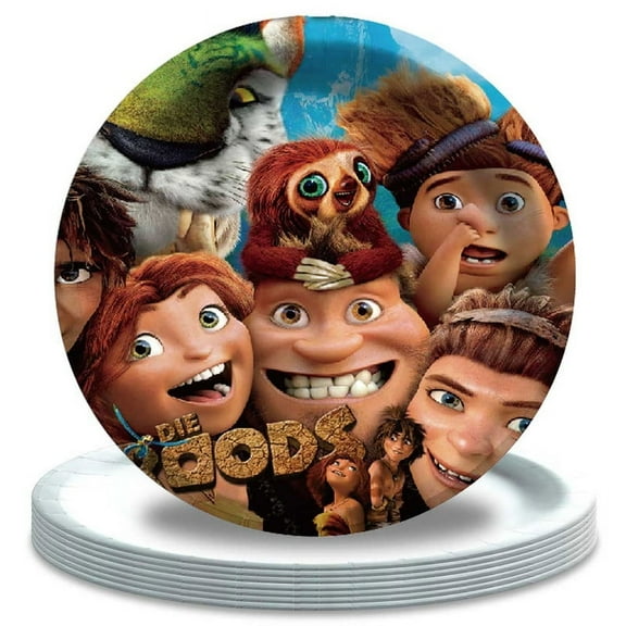 The Croods Birthday Decorations Plates Party Supplies Tableware Disposable Dinnerware