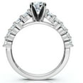 thumbnail image 3 of Pompeii Certified 2 1/2Ct Diamond Engagement Ring With Accents 14k Gold Lab Grown, 3 of 6