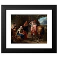 thumbnail image 2 of Guillaume-Guillon Lethière 18x15 Black Modern Framed Museum Art Print Titled - Erminia and the Shepherds (1795), 2 of 5