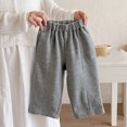 thumbnail image 4 of Rvasteizo Boys Girls Cotton Sweatpants with Pocket Soft Fabric Solid Fall Winter Unisex Trousers for Toddler 12M-11Y 3 Years, 4 of 4