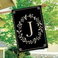 thumbnail image 4 of Briarwood Lane Classic Monogram Letter J Double-Sided House Flag, 4 of 4