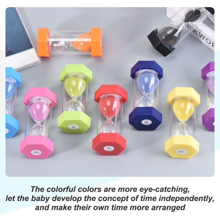 5 Pcs Colorful, Sand Timers, 3/5/10/20/30 Minutes Sandglass For Classroom, Home, Kitchen, Office Decoration