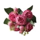 thumbnail image 2 of Ramo de rosas artificiales de imitación, elegante arreglo floral DIY, rosas artificiales de , flores para decoración de interiores y exteriores de, 2 of 8