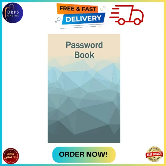 Password Book With Alphabetical Tabs Large Print: Password Book A Premium Journa
