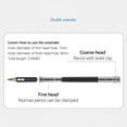 thumbnail image 5 of Sketching Pencil Set Artist Drawing Kit Art Supplies 21 Pieces Graphite Pencils Canvas Roll up Case for Beginners Students Professionals Shading Tools Black, 5 of 9