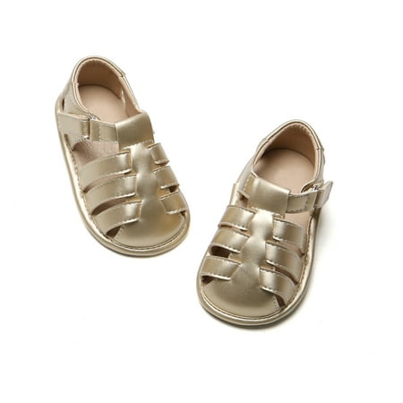 

THEE BRON Toddler Baby Girl Non-Slip Shoes ，Newborn Infant Walking Sneaker Shoes，Lightweight 6-18 months Outdoor Mary Jane Flats