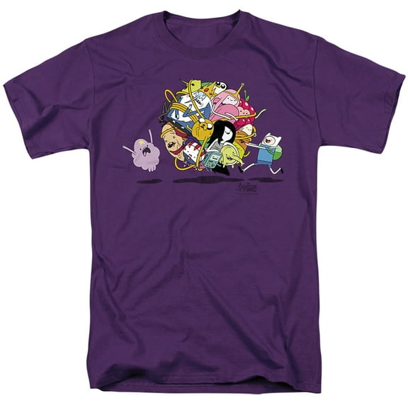 Adventure Time Glob Ball Unisex Adult T Shirt, Purple, 6X-Large