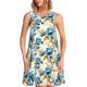thumbnail image 1 of Balery Vintage Blue Flowers Vestidos de verano para mujer con estampado: vestido holgado sin mangas, vestido playero informal y cómodo para días calurosos., 1 of 7