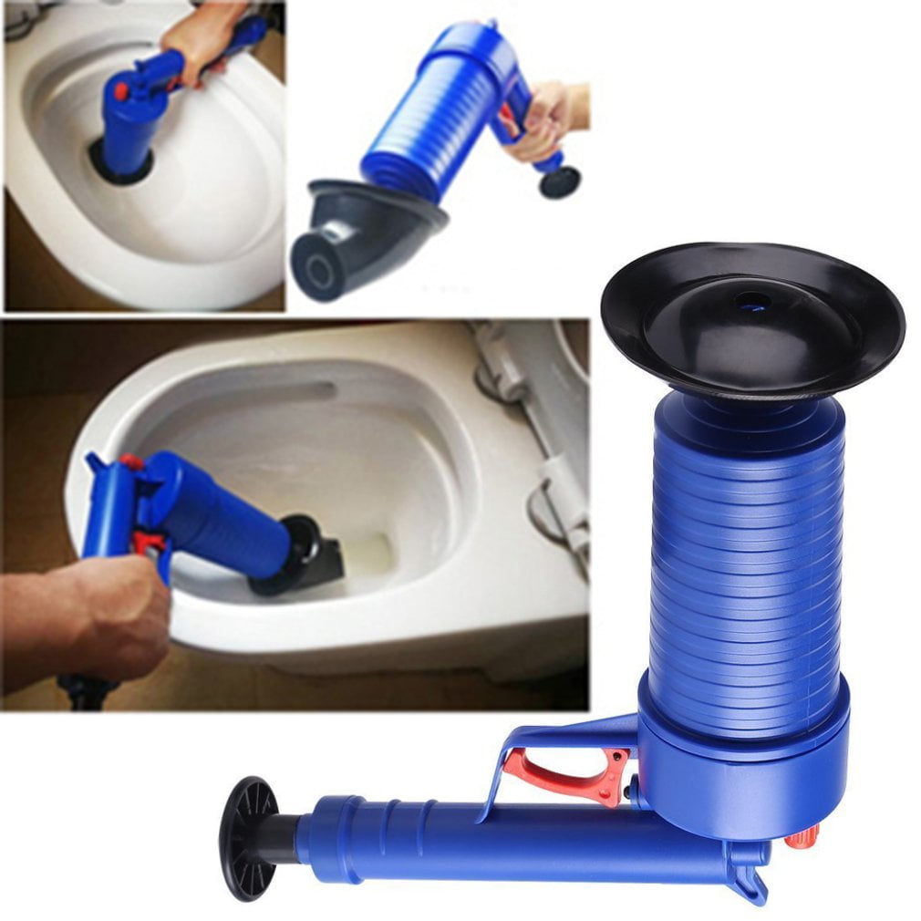 Air Power Drain Blaster Gun High Pressure Powerful Manual Sink Plunger