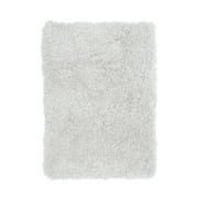 Clara Clark Set of 3 Absorbent Bath Mat Non-Slip Backing Rubber Bathroom Rugs, Large, 17x24, White