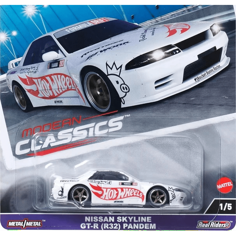 Hot Wheels Nissan Skyline GT-R (R32) Pandem White – Modern