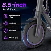 VOLTVOGUE VV-5 Adult Folding Electric Scooter, 350W Motor 19MPH, 15 Miles Range, 8.5 Solid Tire Commuter E Scooter with APP