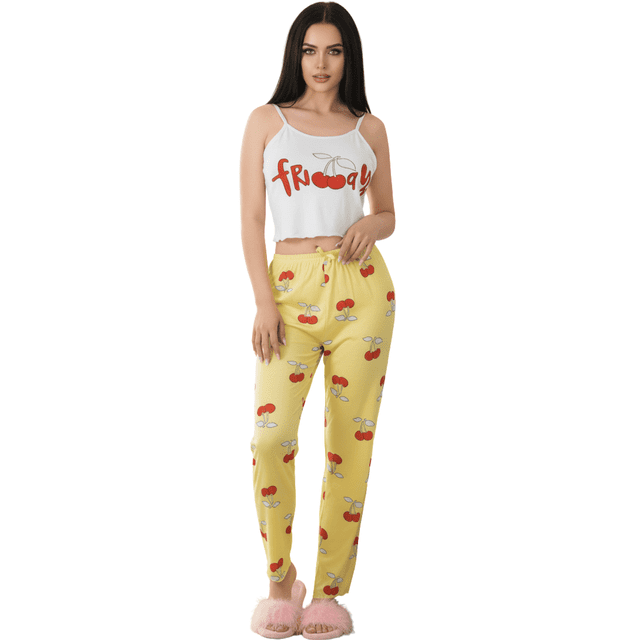 Conjunto Pijama Mujer Blusa Y Pantalón Dama Piyama Pyjama