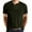 Army Green, variant on YYDGH Mens Short Sleeve Henley Shirts Fashion Casual Button T Shirts with Pocket Blue S