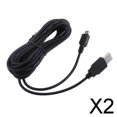 thumbnail image 1 of Cable De Carga Mini USB Del Enchufe Principal Directo DVR Del Cable Del Cargador De 2x5V 2A 2 piezas, 1 of 7