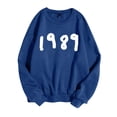 thumbnail image 1 of AMERTEER T-Shirts Graphiques Décontractés à Manches Longues pour Femmes, Col Rond, Sweatshirts, Pull-Over, 1 of 5