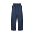 thumbnail image 3 of Lutiedan Waterproof Rain Pants for Women Packable Lightweight Hiking Pants Windproof Outdoor Travel Rain Pants with Carry Pouch,Navy,S, 3 of 7