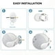 thumbnail image 3 of Soporte Pared para Altavoz Que Ahorra Espacio Echo Dot Gen 4 (), 3 of 8