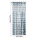 thumbnail image 2 of Cortina semitransparente Cortina de gasa para ventana Divisor de habitación para balcón de dormitorio, 100x200cm, Azul, 1 pieza sidaley LF0161-01B, 2 of 7