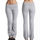 thumbnail image 2 of Pantalones deportivos de mujer de color liso con cintura elástica: diseño plegable, cintura alta, ligeros, ropa informal (tallas S-XXL), 2 of 8