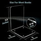 thumbnail image 2 of 6pcs Transparent Acrylic Bookends With Non-slip Stickers, Bookends For Bedroom, Library, Office, School And Desk Organiser-ynp, 2 of 5