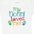 thumbnail image 4 of Inktastic My Nonni Loves Me Boys or Girls Baby Bodysuit, 4 of 5