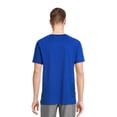 thumbnail image 3 of Athletic Works Men's & Big Men's Jacquard Pocket Tee with Short Sleeves, Sizes S-3XL, 3 of 5