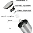 thumbnail image 5 of Dompilc Salt and Pepper Grinder Set, Pepper Mill, Sea Salt Shaker Grinder Refillable, Adjustable Coarseness 1PC, 5 of 8
